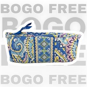 Vera Bradley BOGO FREE SALE Retired Capri Blue Cosmetic Bag